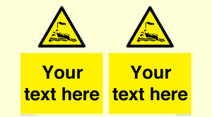 Custom Warning wind over tide conditions